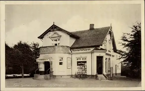 Ak Hamburg Eimsbüttel Schnelsen, Zum Spritzenhaus, Oldesloerstraße 22, Kolonialwarenhandlung