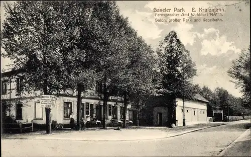 Ak Hamburg Wandsbek Sasel, Gasthaus Saseler Park