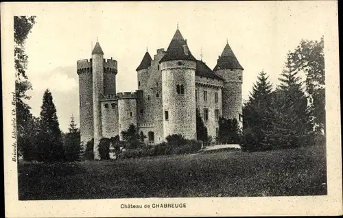 Ak Chabreuges Haute Loire, Chateau de Chabreuge