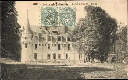 Ak Giel Courteilles Orne, Le Chateau  du Jardin