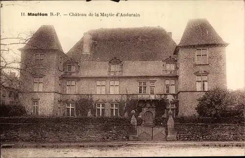 Ak Mauléon Licharre Pyrénées Atlantiques, Chateau de la Maytie d'Andurain