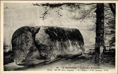 Ak Huelgoat Finistere, Le Rocher Tremblant