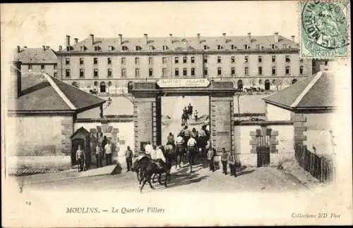 Ak Moulins Allier, Le Quartier Villars