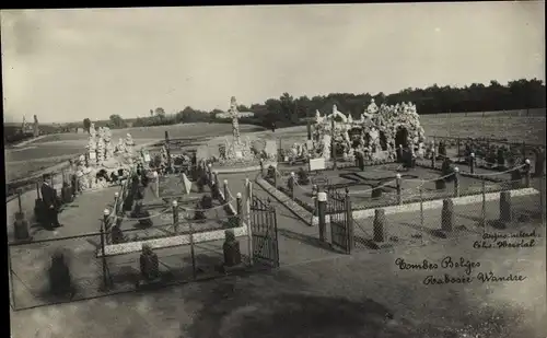 Foto Ak Herstal Wallonien Lüttich, Combes Belges, Rabosée Wandre, Ehrenstätte, Kreuz