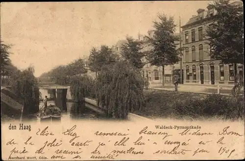 Ak Den Haag Südholland Niederlande, Waldeck-Pyrmontkade