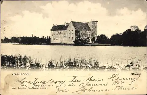 Ak Skurup Skåne län Schweden, Svaneholm Slott, Schloss