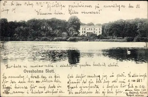 Ak Kristianstad Schweden, Ovesholms Slott, Schloss