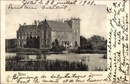Ak Skurup Skåne län Schweden, Svaneholm Slott, Schloss