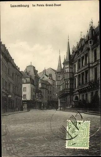 Ak Luxemburg Luxembourg, Le Palais Grand Ducal