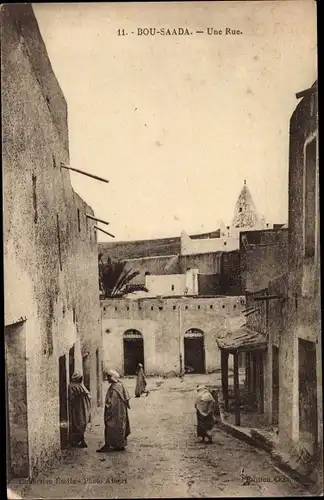 Ak Bou Saada Algerien, Une Rue