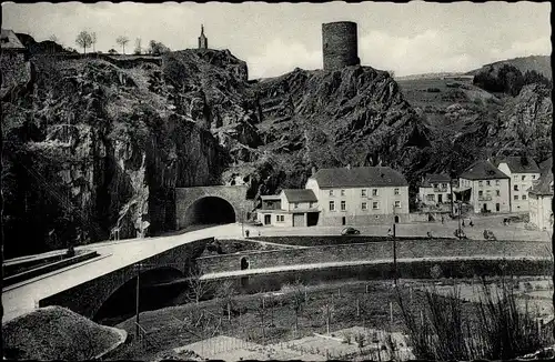 Ak Esch sur Sure Esch an der Sauer Luxemburg, Les Ruines