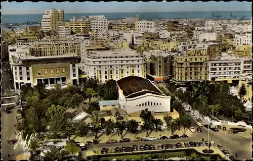 Ak Casablanca Marokko, Le quartier du Boulevard de Paris