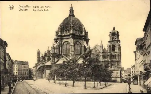 Ak Bruxelles Brüssel, Eglise Ste Marie