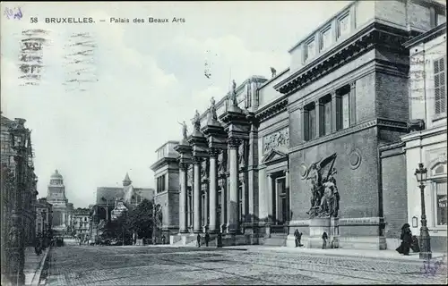 Ak Bruxelles Brüssel, Palais des Beaux Arts