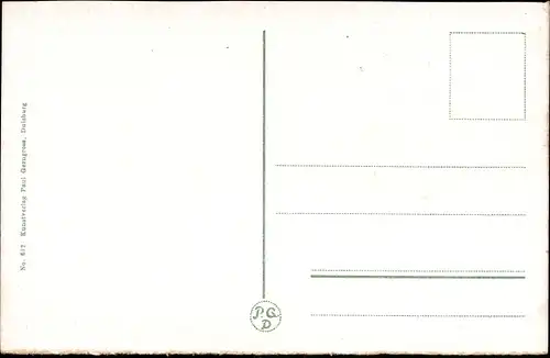 Ak Duisburg im Ruhrgebiet, Auf dem Kaiserberg, Denkmal, Wasserturm