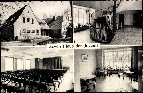 Ak Zeven in Niedersachsen, Haus der Jugend, Innenansichten