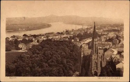 Ak Bonn am Rhein, Königshof, Gesamtansicht