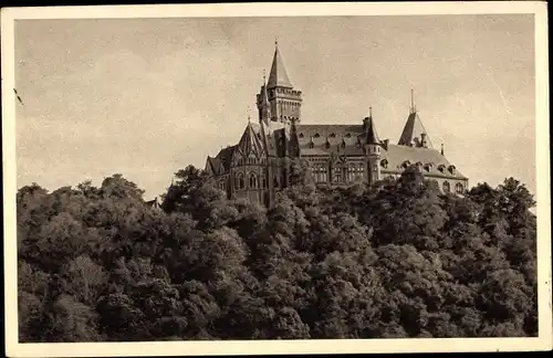 Ak Wernigerode am Harz, Schloss Wernigerode