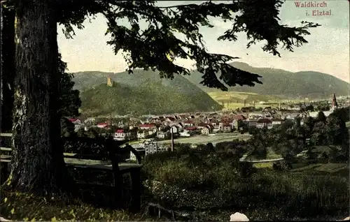 Ak Waldkirch im Breisgau Schwarzwald, Panorama