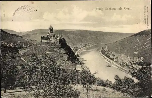 Ak Cochem an der Mosel, Burg Cochem, Cond