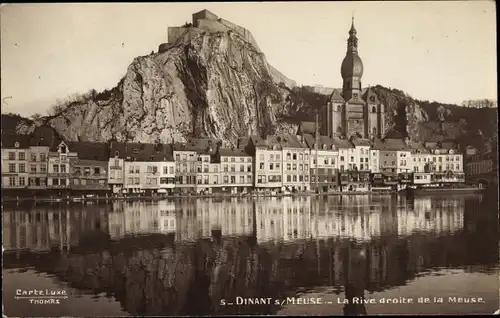Ak Dinant Wallonien Namur, La Rive droite de la Meuse