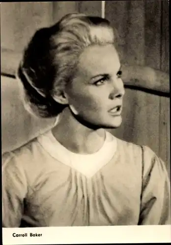 Ak Schauspielerin Carroll Baker, Portrait, Cheyenne