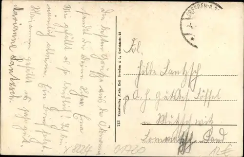 Ak Wilsdruff in Sachsen, Marktplatz, Hotel Adler