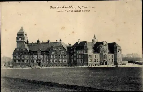 Ak Dresden Strehlen, Königl. Friedrich August-Seminar