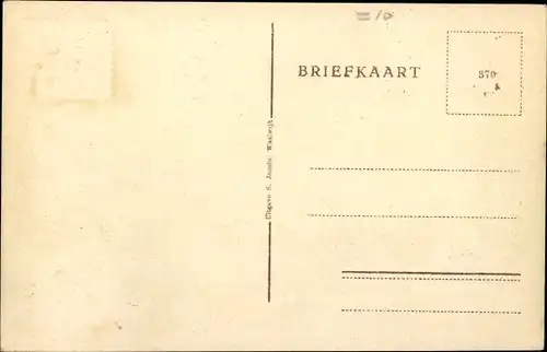 Ak Waalwijk Nordbrabant Niederlande, Stationsstraat