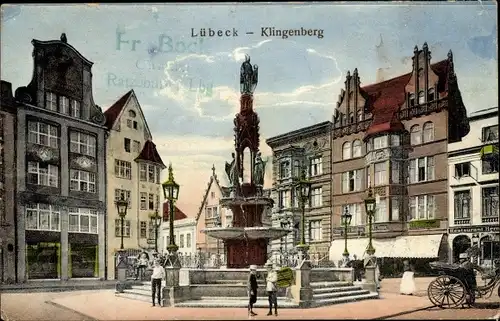 Ak Hansestadt Lübeck, Klingenberg