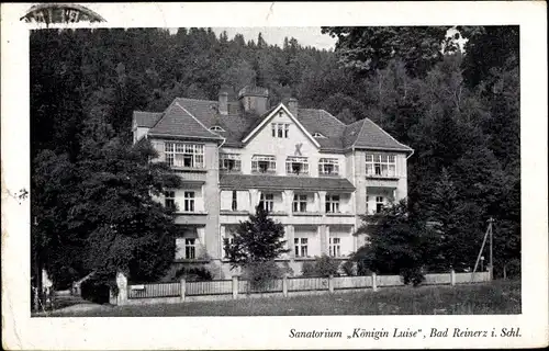 Ak Duszniki Zdrój Bad Reinerz Schlesien, Sanatorium Königin Luise