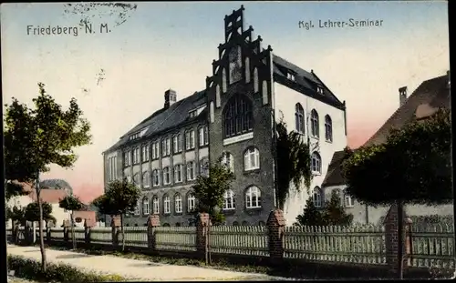 Ak Strzelce Krajenskie Friedeberg in der Neumark Ostbrandenburg, Kgl. Lehrerseminar
