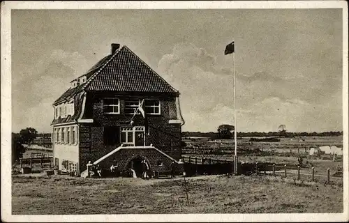 Ak Ostseebad Schönberger Strand Schönberg in Holstein, Karl Volkert Heim, Die Naturfreinde Nordmark