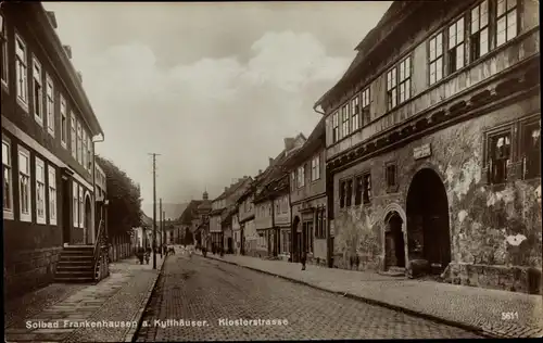 Ak Bad Frankenhausen am Kyffhäuser Thüringen, Klosterstraße