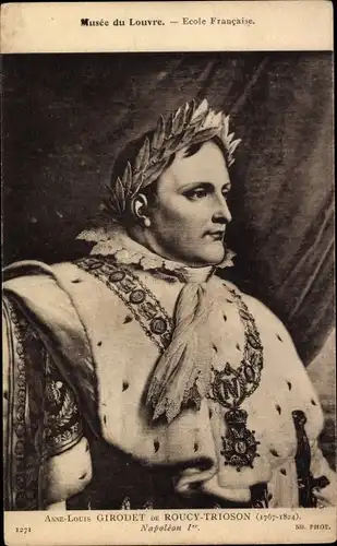Künstler Ak Girodet de Roucy Trioson, Napoleon Bonaparte, Musee du Louvre, Ecole Francaise