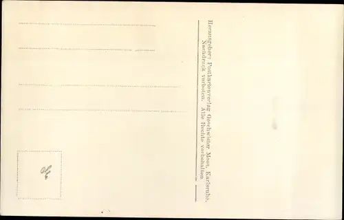 Passepartout Ak S. M. El Rey Don Alfonso XIII, König Alfons XIII von Spanien