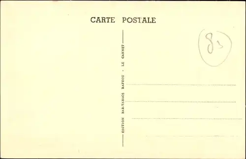 Ak Le Cannet-des-Maures Var, La Gare
