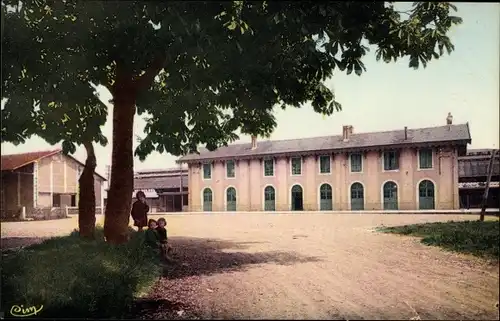 Ak Castelsarrasin Tarn et Garonne, La Gare