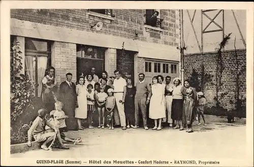 Ak Quend Plage Somme, Hotel des Mouettes