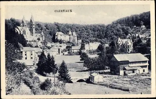Ak Clervaux Clerf Luxembourg, Panorama