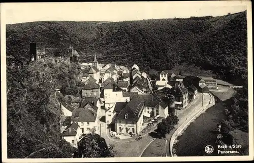 Ak Esch sur Sure Esch an der Sauer Luxemburg, Panorama