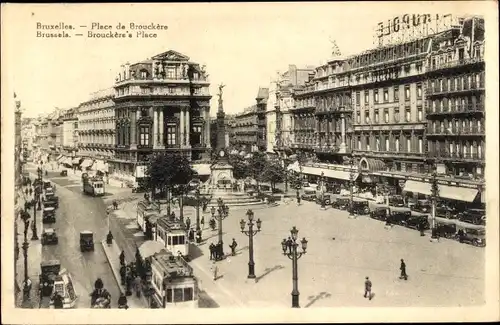 Ak Bruxelles Brüssel, Place de Brouckere