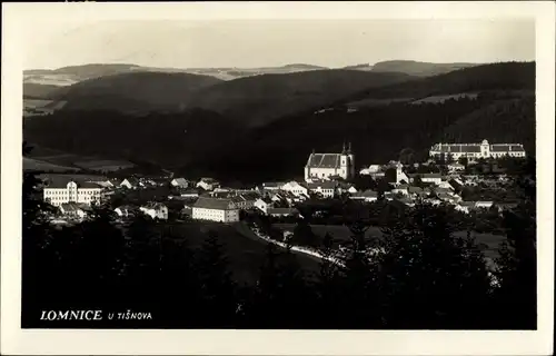 Ak Lomnice u Tišnova Lomnitz Südmähren, Panorama