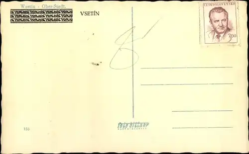 Ak Vsetín Wsetin Region Zlin, Ober-Stadt