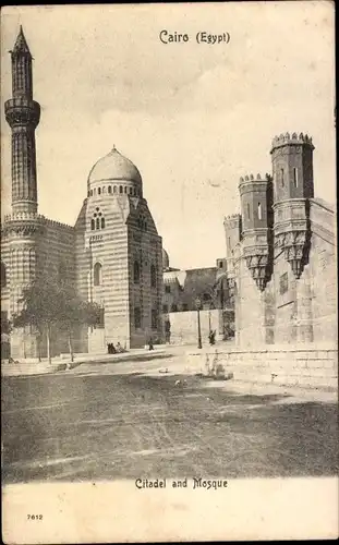 Ak Cairo Kairo Ägypten, Citadel and Mosque