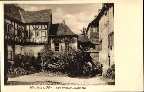 Ak Neustadt Breuberg im Odenwald, Burg Breuberg, zweiter Hof