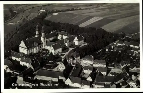 Ak Obermarchtal in Württemberg, Panorama, Fliegeraufnahme