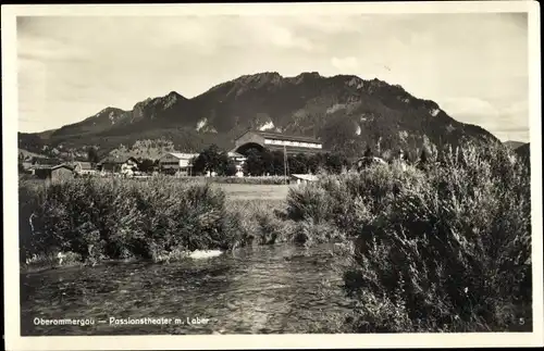 Ak Oberammergau in Oberbayern, Passionstheater, Laber