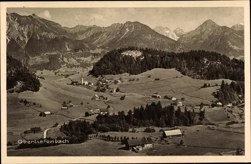 Ak Obertiefenbach Tiefenbach Oberstdorf im Oberallgäu, Panorama