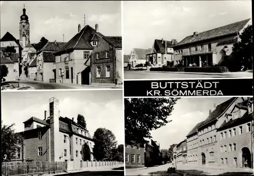 Ak Buttstädt in Thüringen, Freiheitstraße, Lohstraße, Städtisches Krankenhaus, Rooseveltstraße